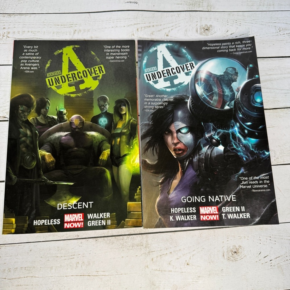 Avengers Undercover Descent and Going‎ Native Dennis Hopeless Comic Paperback